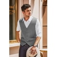 thumbnail image 4 of COOFANDY Business Suit Casual Dress Slim Fit Vest Men's, 4 of 5