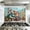 Color 1, variant on Kitchen Backsplash Peel and Stick Wall Murals Sea Turtle Bathroom Teal Coral Sea Turtle Turtle Lovers Removable Mural 35.4"W x 23.6"H, Oil Proof Vinyl Wallpaper for Fireplace & Behind Stove