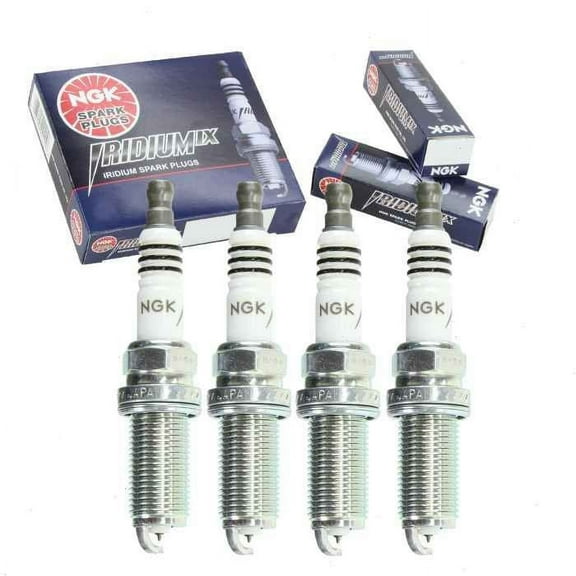 4 pc NGK Iridium IX Spark Plugs compatible with Toyota 4Runner 2.7L L4 2010