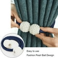 thumbnail image 4 of clips magnéticos para sujetar cortinas, sujetadores decorativos para cuerdas, sujetadores para cortinas, soporte para cortinas para ventanas, sujetar cortinas, lazos para cortinas Xemadio 2034743-3, 4 of 9