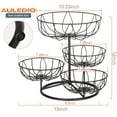 thumbnail image 5 of Auledio 4-Tier Countertop Fruit Basket Bowl Vegetables Storage Holder, 5 of 7