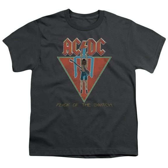 Acdc - Flick Of The Switch - Youth Short Sleeve Shirt - Medium