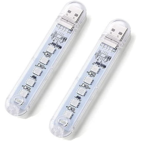2pcs USB Car Lights Car LED Computer Car Interior Lights