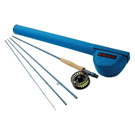 Redington 8WT Fly Fishing Combo Kit 9-Foot Crosswater Fly Reel 4 Piece w/Case
