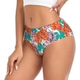 thumbnail image 2 of Fotbe Hawaiian Style Calzones Estampados para Mujer – Ropa Interior de Algodón, Cómoda, Suave y Elástica-X-Small, 2 of 6