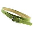 thumbnail image 3 of Women Skinny Leather Belt Thin Waist Jeans Belt for Pants in Pin Buckle Belt, 3 of 3