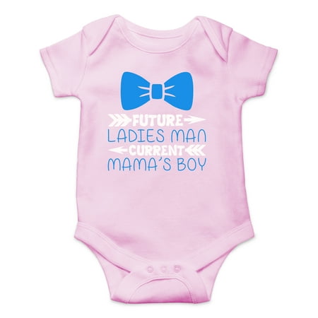 

Future Ladies Man Current Mama s Boy - I Love My Mommy - Cute One-Piece Infant Baby Bodysuit