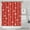 Red Christmas Snowflake, variant on Blue Christmas Polar Bear Pattern Shower Curtain 36"x72" ,Bathroom Decorative Shower Curtains Set with 12 Hooks,Modern Waterproof Washable Shower Curtain