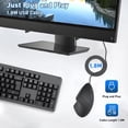 thumbnail image 4 of Wired Ergonomic Mouse, USB Wired Vertical Mouse with 800/1200/1600 Adjustable DPI, 6 Buttons Ergonomic Mouse for Laptop/PC/Desktop-Black, 4 of 4