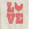 thumbnail image 3 of Instant Message - Love Chicken - Toddler & Youth Crewneck Fleece Sweatshirt, 3 of 6