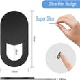 thumbnail image 2 of Toojcc Laptop Camera Cover Slide, [8 Pack] Ultra-Thin Webcam Cover Compatible with MacBook,Laptop,PC,Computer,iMac,iPad, iPhone 6/7/8 Plus. 0.022in Thick Web Blocker Protect Your Privacy and Security, 2 of 7