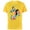 Yellow, variant on Disney Princess Snow White Rapunzel Jasmine In Bloom - Short Sleeve Cotton T-Shirt for Adults - Customized-Black