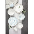 thumbnail image 3 of Thyme & Table Dinnerware Grey Marble Stoneware, 12 Piece Set, 3 of 6