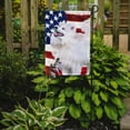 thumbnail image 2 of Carolines Treasures BB9691GF Samoyed Patriotic Flag Garden Size  Small multicolor, 2 of 3