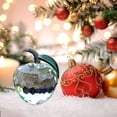 thumbnail image 4 of Pisapapeles de manzana de cristal - Estatua hecha a mano Decoraciones para el hogar (Blanco 5 cm), 4 of 4