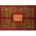 thumbnail image 1 of Ahgly Company Indoor Rectangle Abstract Orange Modern Area Rugs, 8' x 12', 1 of 4