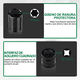 thumbnail image 3 of Juego De Dados Bloosom  Llaves Vaso 1/2 Mecanica 20 Pzas Verde, 3 of 4