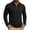 Black, variant on fnnxeal Mens Polo Shirts, Collared Fall Winter Casual Knit Long Sleeve Zipper with Pocket Dark Blue Polo Shirts for Men Size 2XL