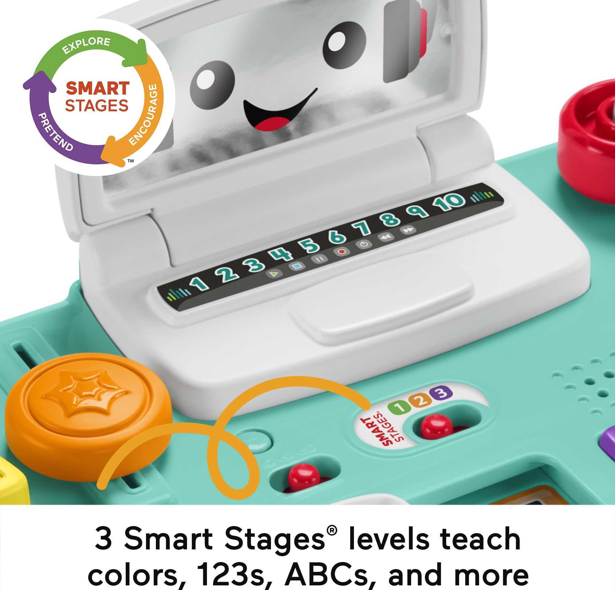 Fisher-Price Laugh & Learn Mix & Learn DJ Table Baby & Toddler Interactive Learning Toy