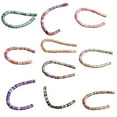 thumbnail image 3 of US 10 Strands Shiny Color 6mm Flat Round Polyme Clay Boho Heishi Beads Chip Disk, 3 of 11
