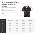 thumbnail image 5 of Balery Futuristic Cat Warrior Camisa Casual de Manga Corta con Botones para Hombre, Texturizada, Estilo Cubano, para Playa, Verano-X-Large, 5 of 5