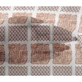 thumbnail image 4 of oneOone Viscose Chiffon Orange Fabric Ethnic Block Craft Projects Decor Fabric Printed By The Yard 42 Inch Wide, 4 of 4