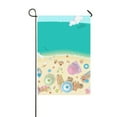 thumbnail image 1 of BSDHOME Sable de Mer Drapeau Décoratif Extérieur Drapeau de Jardin 12 X 18 Pouces, 1 of 1