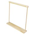 thumbnail image 5 of FVDPWYE Necklace Display Holder Jewelry Display Rack Wood Anti Slip Base Necklace Hanger 18 Hooks, 5 of 9