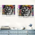 thumbnail image 6 of Acheng Lion Canvas Wall Art King and Queen Painting Colorful Couple King Queen Lion Pictures Artwork Prints 16x12inch, 6 of 6