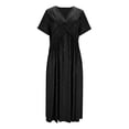 thumbnail image 4 of Prom Dresses for Women 2026 Trendy Sparkly Sequin Short Sleeve V Neck Flowy Long Dress Summer Homecoming Dress, 4 of 6