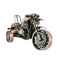 thumbnail image 1 of Estatua de estatuilla de motocicleta de tres ruedas de Metal, 6,3x2,5x3,3 pulgadas, artesanía Retro clásica decorativa para decoración del hogar y la Rojo, 1 of 8