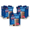 Atkins PLUS Protein & Fiber Creamy Milk Chocolate Shake, 11 fl oz, 3/4ct Packs (Ready To Drink)