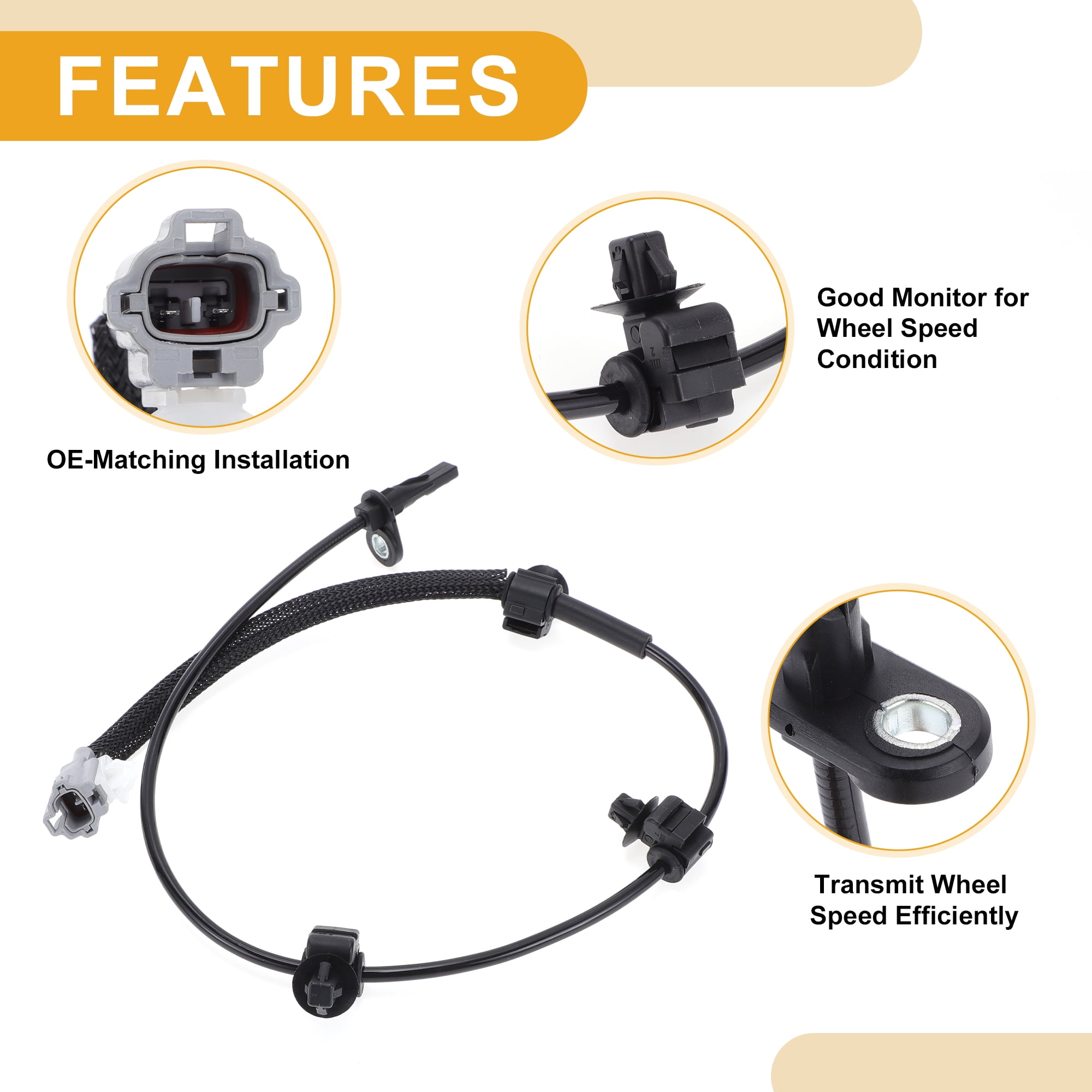 Unique Bargains ABS Wheel Speed Sensor No.27540AL13A for Subaru Outback 2015-2019