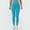 Sky Blue, variant on Petite Yoga Pants For Women Sevevn Women's Fashion Striped High Waist Hip Lifting Outerwear Fitness Nine Point Yoga Pants
