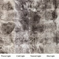 thumbnail image 6 of MJIAexp Faux Fur Throw Blanket for Couch, Cozy Soft Plush Thick Fuzzy Comfy Bubble Blanket and Fuzzy Plush Rabbit Fur Blanket for Sofa Bedroom Living Room, 60" x 80"-Tie-dye Gray, 6 of 9