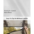 thumbnail image 6 of 4th of July RV Awning Sun Shade Screen 9'X7' Rustic Stars Mesh Sunscreen Vintage Wood Plank Awning Shade Screen with Zipper UV Blocker Completed Kits Outdoor Canopy for RV Motorhome Camper Travel, 6 of 7