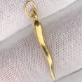 thumbnail image 6 of 1/20 14K Yellow Gold Filled Real Italian Horn Cornicello Pendant Necklace Charm GoldsSolid, 6 of 6