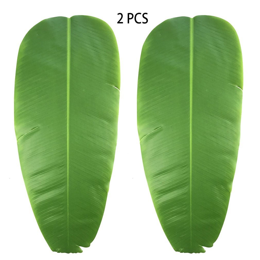 Artificial Plant Leaves Banana Leaf Tropical Leaves Decorations Party