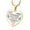 A, variant on Pendant Necklace To My Son Daughter DAD MOM Peach Heart Alloy Pendant