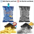 thumbnail image 4 of 12 Pack Magnetic Chip Clips Bag Clips Food Bag Clips for Food Packages, Kitchen Clips with Magnet for Refrigerator, Plastic Assorted Colors Bag Clips for Food Storage, Chips Bag and Snack Bag, 4 of 7