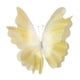 thumbnail image 5 of Mariposa gigante de gasa artificial con base de pie, decoración de flores Amarillo, 5 of 9