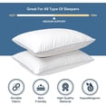 thumbnail image 2 of Pillow Similar to Holiday Inn Soft Blue Cord Soft Bed Pillow - Standard Size, 2 of 3