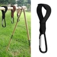 thumbnail image 4 of de camping W/ D, de clip de , de vajil portátil, trípode, percha de almacenamiento de ropa para cocina, viaje de acampada Negro Baoblaze Gancho de senderismo de campamento, 4 of 5