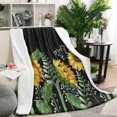 thumbnail image 2 of Sunflower Blanket: Cozy 50x60in Flannel Throw Blanket for Bed, Sofa, Office Throw Blanket Gift for Women, 2 of 5
