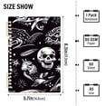 thumbnail image 4 of joogoo Spiral Journal Notebook Goth Skeletons College Ruled Notebooks 8.3" x 5.7" 1 PC, 4 of 8
