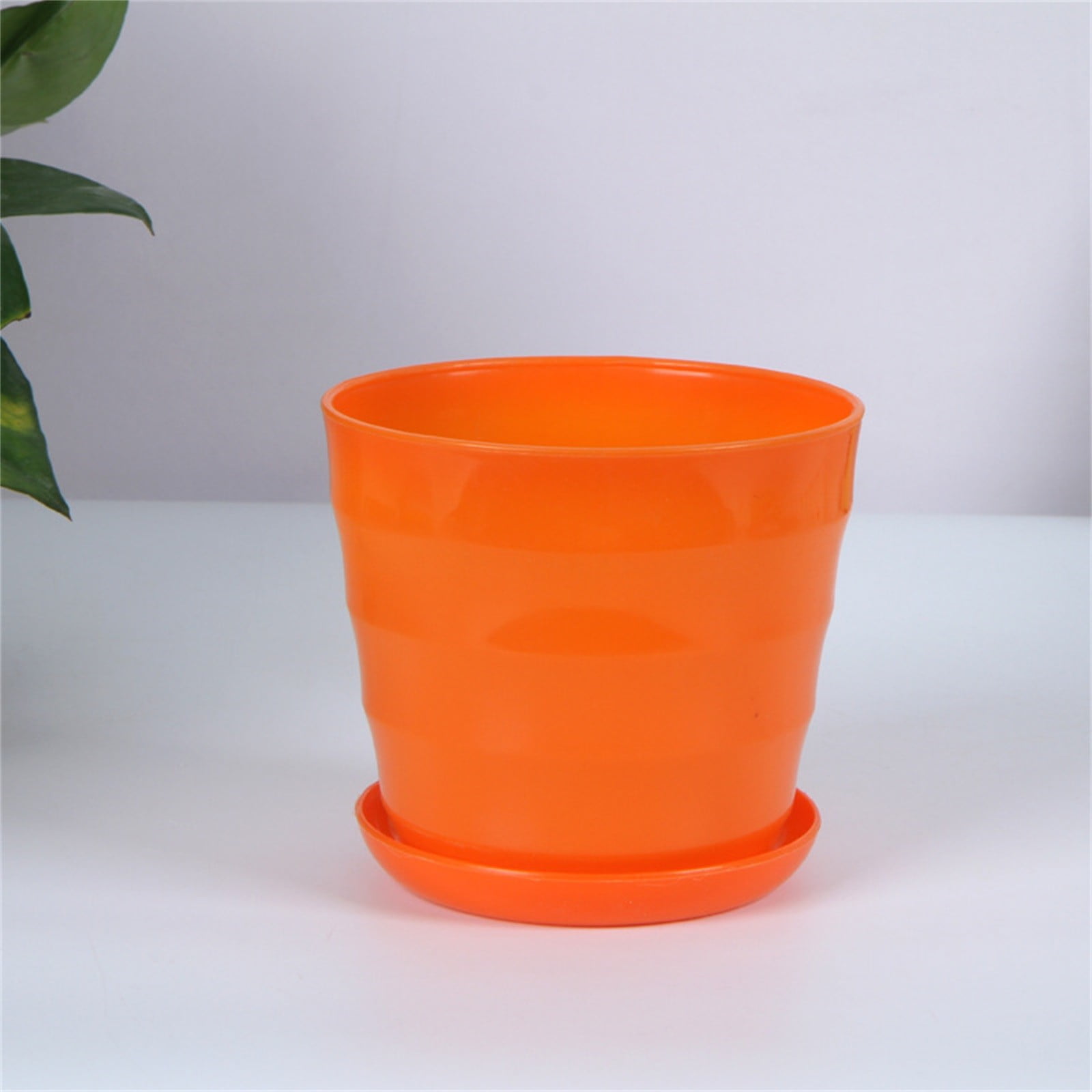 UYUH Unique Boho Design Colourful Plastic Succulent Flower Pot, Beautiful Decorative Planter for Indoor and Outdoor Gardening, Modern Home Garden Ornament Decoration