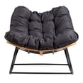 thumbnail image 7 of BAYUELSWU Patio Rocking Chair for Indoor & Outdoor, Rattan Wicker Patio Egg Rocking Chair with Cushions Lounge for Bedroom, Living Room, Porch, Garden, 7 of 7