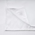 thumbnail image 5 of No Hooks Required Waffle Weave Shower Curtain with Snap in Liner - Stall 54W x 80H,Hotel Grade,Spa Like Bath Curtain,White, 5 of 5