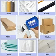 Phezer Portable Mini Handheld Inkjet Printer for All Materials PC11 Plus, Upgraded Label Printer for Date Time Barcode Logo Qrcode Batch Number Image Icons, 25 Languages(with 1 ink Cartridge)