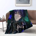 thumbnail image 1 of Ultra Soft Genshin Impact Wanderer 3D Flannel Blanket Bed Blanket Fall Winter, 1 of 6